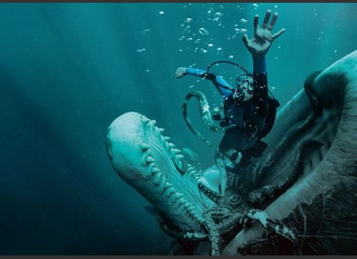 クジラに落ちた男