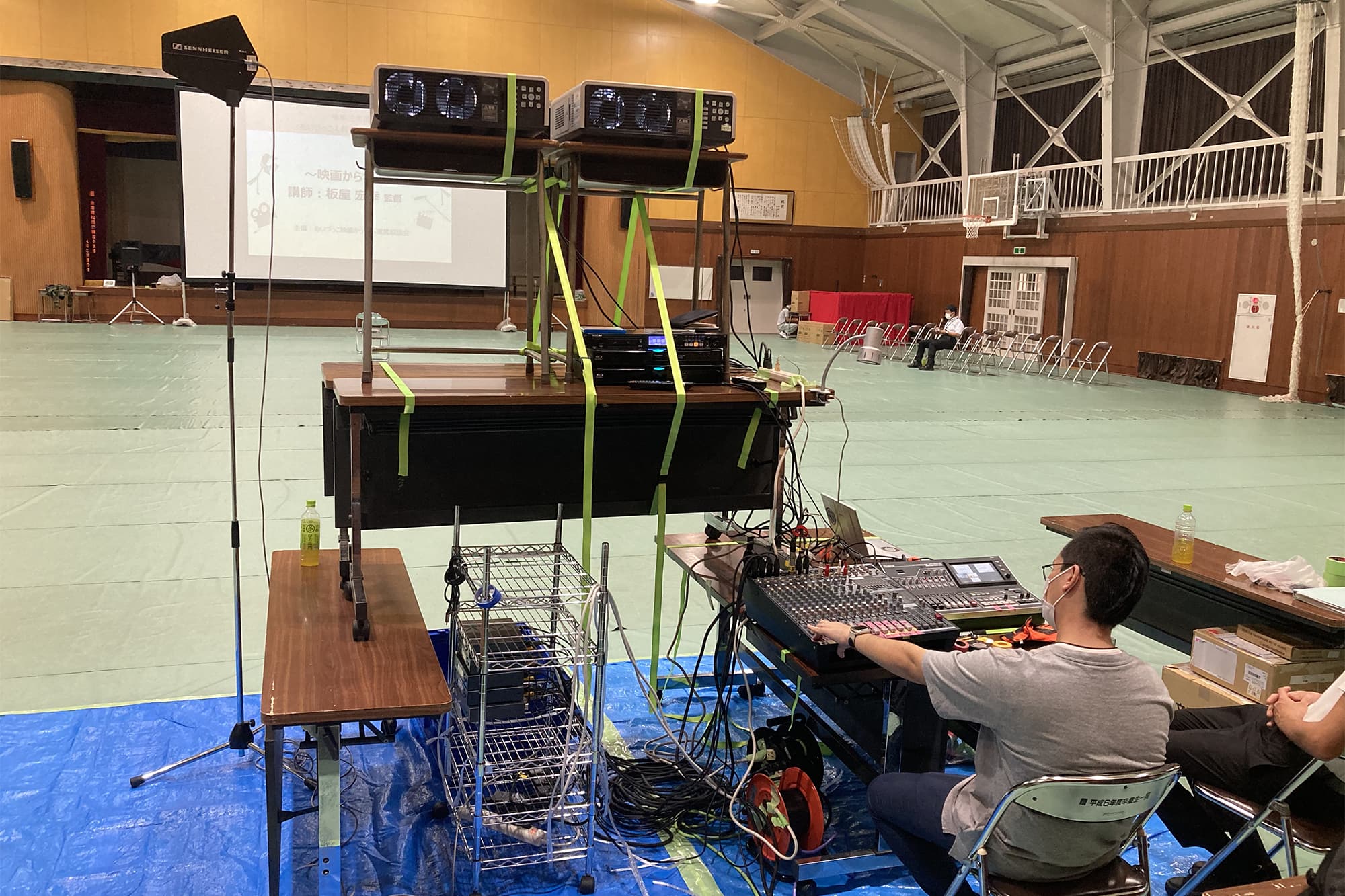 屋内上映事例「あいづっこ人材育成プロジェクト」